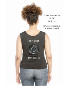 Coolweightloss vest image lady from behind size small